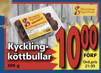 Supergrossen Kycklingköttbullar erbjuda