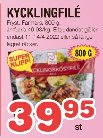 Nya Pulsen Kycklingfilé erbjuda