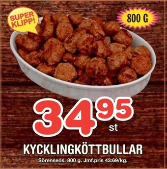 Nya Pulsen Kycklingköttbullar erbjuda