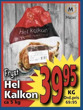 Supergrossen Hel Kalkon erbjuda