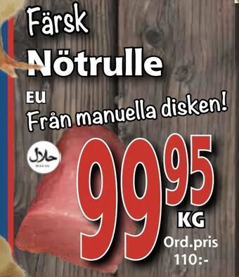 Supergrossen Nötrulle erbjuda