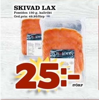 Supergrossen Skivad lax erbjuda