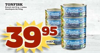 Supergrossen Tonfisk erbjuda