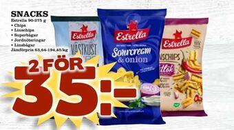Supergrossen Snacks erbjuda