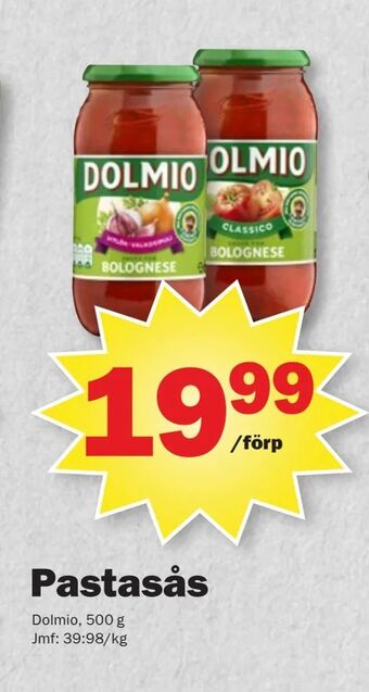 Pekås Pastasås erbjuda