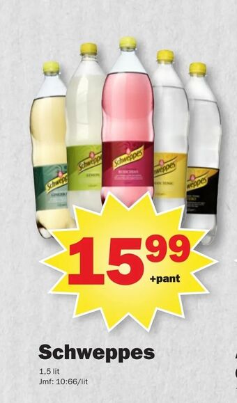 Pekås Schweppes erbjuda