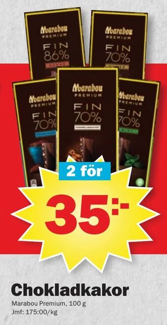 Pekås Chokladkakor erbjuda