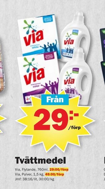 Pekås Tvättmedel erbjuda