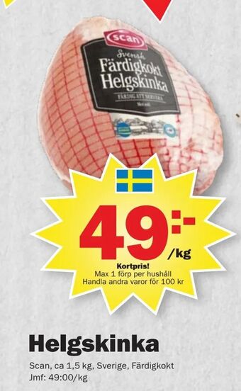 Pekås Helgskinka erbjuda