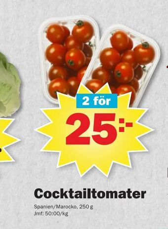 Pekås Cocktailtomater erbjuda