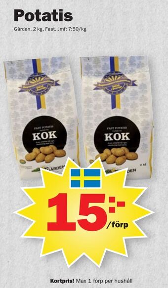 Pekås Potatis erbjuda