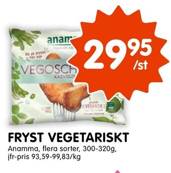 Tempo Fryst vegetariskt erbjuda