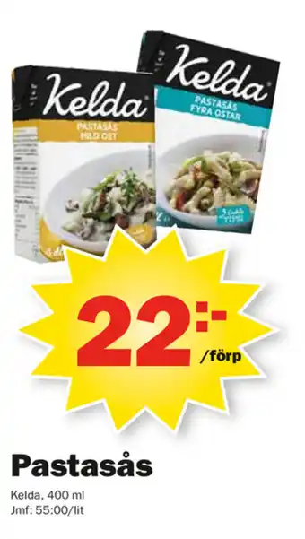 Pekås Pastasås 400ml erbjuda