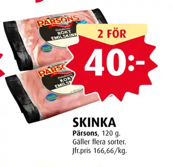 Handlar'n Skinka 2x120g erbjuda