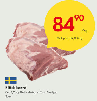 Snabbgross Fläskkarre 1kg erbjuda