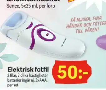 Elektrisk fotfil