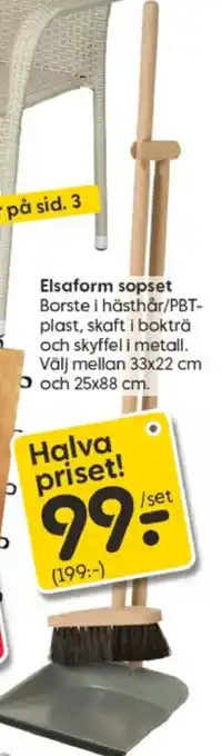 Rusta Elsaform sopset erbjuda