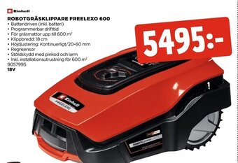Jem&Fix Robotgräsklippare freelexo 600 erbjuda
