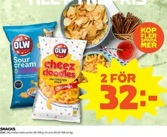 Coop Snacks 2x85-300g erbjuda