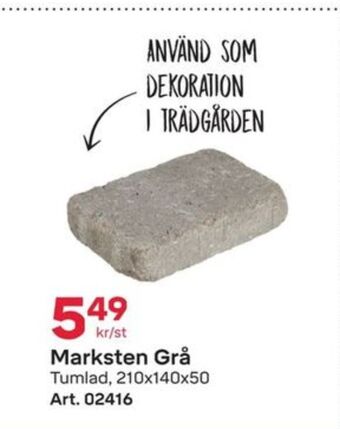 Byggmax Rådasand marksten erbjuda