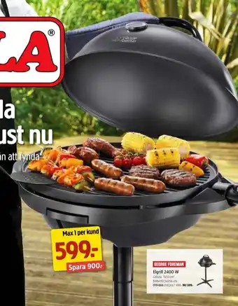 Jula George foreman elgrill erbjuda