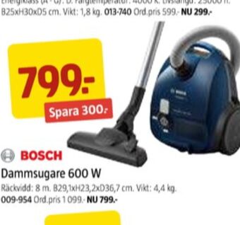 Bosch dammsugare