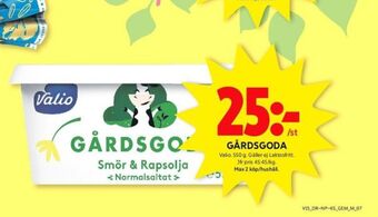 ICA Kvantum Valio gårdsgoda smörgåsmargarin erbjuda
