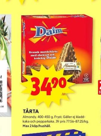 ICA Kvantum Almondy tårtor erbjuda