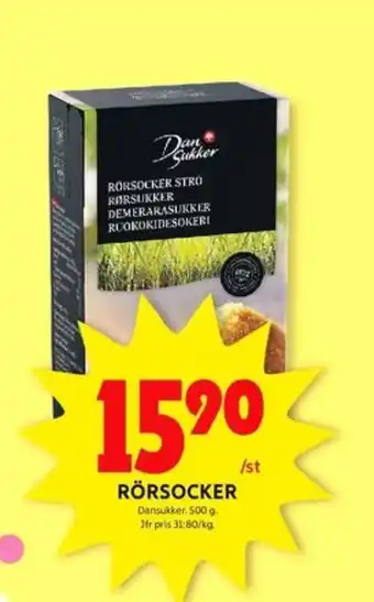 ICA Kvantum Dansukker råsocker erbjuda