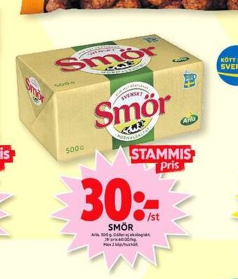 ICA Maxi Svenskt smör erbjuda