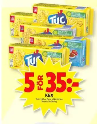ICA Maxi Tuc kex erbjuda
