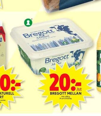 ICA Maxi Bregott smörvariant erbjuda