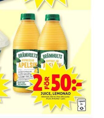 ICA Maxi Brämhults juice erbjuda