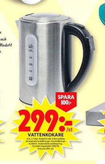 ICA Maxi Ica vattenkokare erbjuda