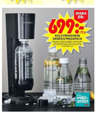 ICA Maxi Sodastream kolsyremaskin erbjuda
