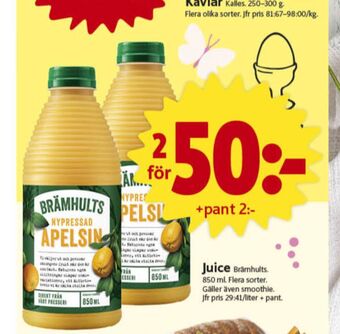 ICA Nära Brämhults juice erbjuda