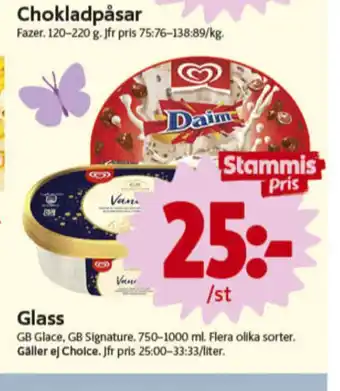 ICA Nära Gb glace glass erbjuda