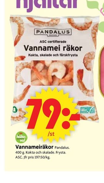 Pandalus vannameiräkor