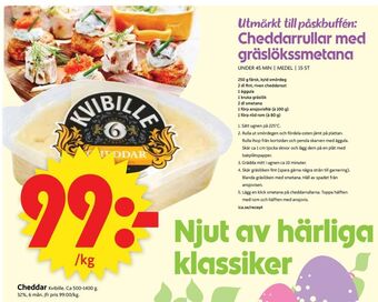 ICA Supermarket Kvibille cheddar erbjuda