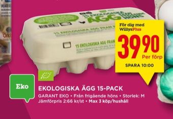 Willys Garant ägg erbjuda