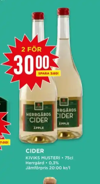 Herrgårdscider