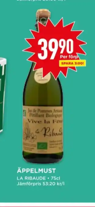 La ribaude äppelmust