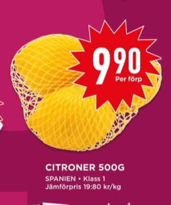 Willys Garant citroner erbjuda