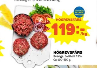 Coop nötfärs