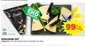 Coop Änglamark prästost erbjuda