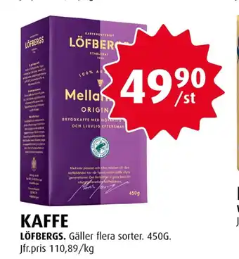 Mellanrost kaffe malet