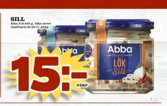 Abba sillinläggningar