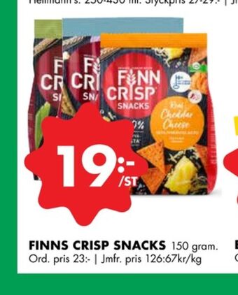 ÖoB Finn crisp snacks erbjuda