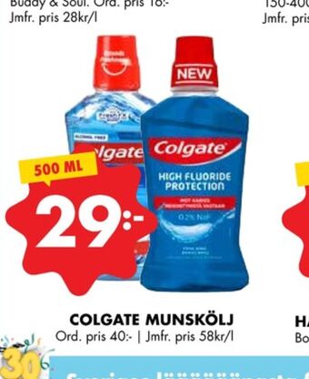 ÖoB Colgate munskölj erbjuda