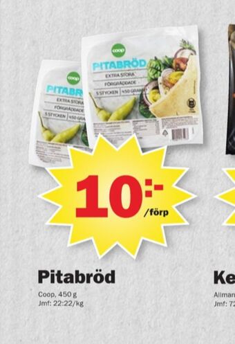 Pekås Coop pitabröd erbjuda